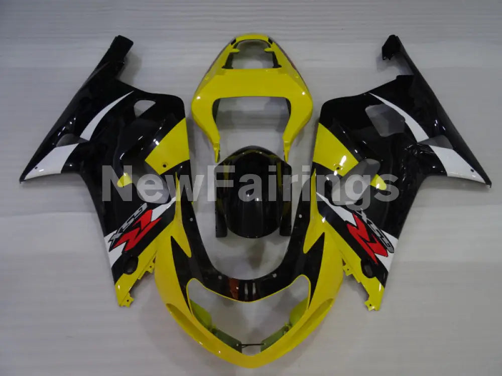 Yellow and Black White Factory Style - GSX-R600 01-03