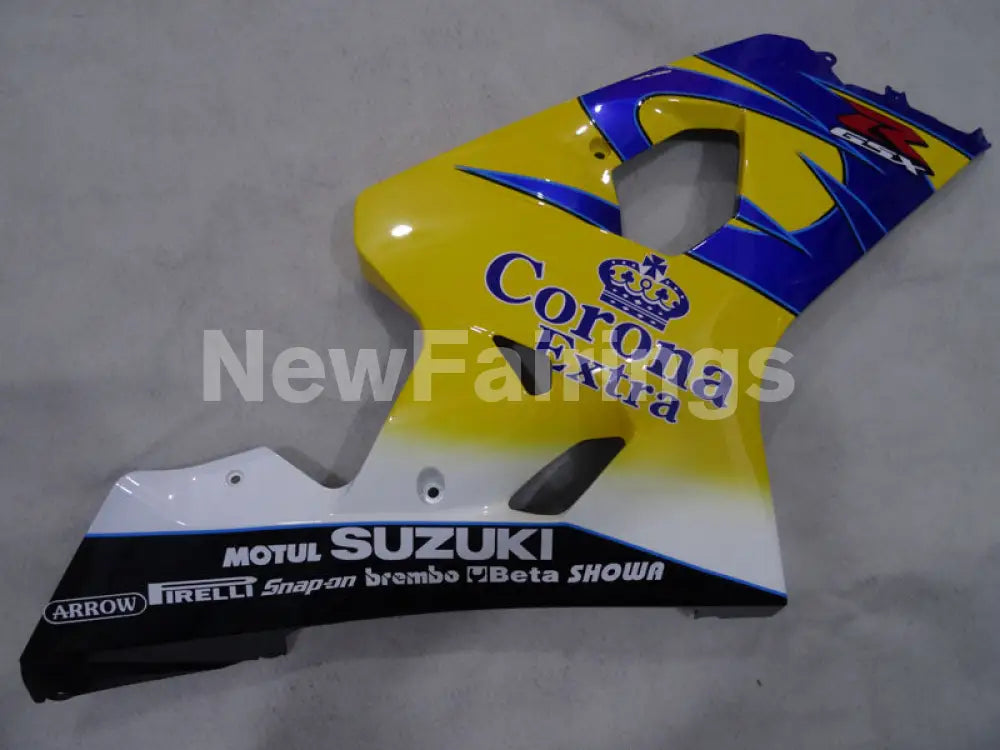 Yellow Blue Corona - GSX-R600 04-05 Fairing Kit - Vehicles &