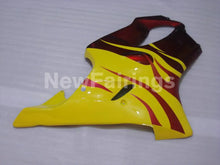 Load image into Gallery viewer, Yellow and Wine Red Flame - CBR600 F4i 01-03 Fairing Kit -