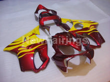 Load image into Gallery viewer, Yellow and Wine Red Flame - CBR600 F4i 01-03 Fairing Kit -