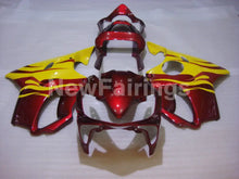 Load image into Gallery viewer, Yellow and Wine Red Flame - CBR600 F4i 01-03 Fairing Kit -